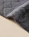 Soft Touch Rabbit Pelüş Halı Antrasit