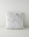 Soft Touch Rabbit Peluş Kırlent Kılıfı 45x45 cm Gri