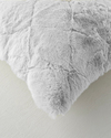 Soft Touch Rabbit Peluş Kırlent Kılıfı 45x45 cm Gri