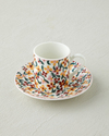 Solvia New Bone China 4 Parça 2 Kişilik Kahve Fincan Takımı 80 ml Bordo