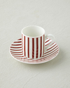 Solvia New Bone China 4 Parça 2 Kişilik Kahve Fincan Takımı 80 ml Bordo