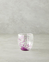 Sparkle Borosilkat Cam Double Wall Kupa Pembe