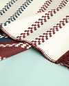 Sparks Dokuma Kilim 120x180 cm Beyaz - Bordo