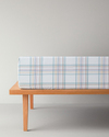 Spektrum Line Pamuklu King Size Lastikli Çarşaf 180x200 cm Yeşil-Mavi