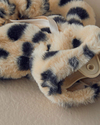 Spotty Sıcak Su Torbası 33x19 cm Krem-Siyah