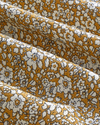 Spring Petal Baskılı King Size Pike Takımı 240x220 cm Sarı
