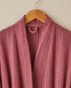 Square %100 Pamuk Bornoz L-XL Koyu Pembe