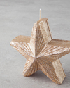 Star Yılbaşı Mum 10 cm Gold