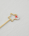 Starry Paslanmaz Çelik T.Çatal-Kaşık Set 4 Parça Gold