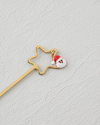 Starry Paslanmaz Çelik T.Çatal-Kaşık Set 4 Parça Gold