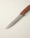Steak Paslanmaz Çelik 2'li Bıçak 19 cm Kahve