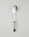 Steel Force Paslanmaz Çelik Servis Kaşığı 34x7,2 cm Siyah - Gri
