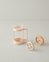 Stella Borosilikat French Press 360 ml Açık Pembe