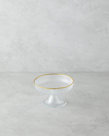 Stella Cam Sunumluk 15,5 cm Şeffaf-Gold