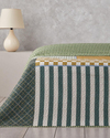 Strada Grid Tek Kişilik Çok Amaçlı Örtü 160x220 cm Yeşil