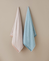Stripe Edge Pamuk Banyo Havlusu 70x140 cm Mint
