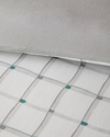 Stripe Harmony  Kolay Ütülenir Çift Kişilik Nevresim Seti 200x220 cm GRİ-YEŞİL