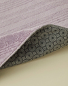 Stripe Line Kaydırmaz Taban Banyo Paspası Seti 60x100 cm + 50x60 cm Lila