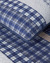 Stripe Path Çok Amaçlı King Size Yatak Örtüsü Takımı 240x220 cm Mavi