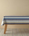Striped Pvc Masa Örtüsü 100x140 cm Lacivert