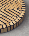 Strıpy Bambu Dekoratif Tepsi Naturel