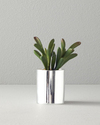 Succulent Vazolu Yapay Çiçek Silver