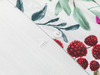 Summer Berries Dijital Baskılı Soft Cotton Tek Kişilik Nevresim Takımı Fuşya