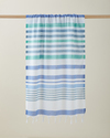 Sunjoy Rejenere Çizgili Peştamal 80x150 cm Lacivert-Yeşil