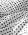 Sweet Dots Kolay Ütülenir Çift Kişilik Nevresim Takımı 200x220 cm Koyu Gri