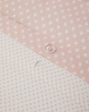Sweet Dots Kolay Ütülenir Tek Kişilik Çarşaflı Nevresim Takımı 160x220 cm Açık Mavi