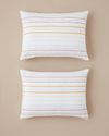 Sweet Stripes Kolay Ütülenir 2'li Yastık Kılıfı 50x70 cm Pembe