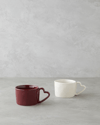 Sweethearts Stoneware 2'li Kupa 285 ml Bej – Bordo