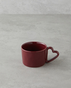 Sweethearts Stoneware 2'li Kupa 285 ml Bej – Bordo