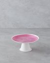 Swirly Cam Kek Standı 21 cm Pembe