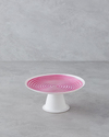 Swirly Cam Kek Standı 21 cm Pembe