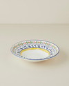 Talavera Feast Porselen Makarna Tabağı 27 cm Beyaz - Lacivert