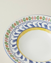 Talavera Feast Porselen Makarna Tabağı 27 cm Beyaz - Lacivert