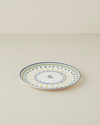 Talavera Garden Porselen Servis Tabağı 26 cm Beyaz - Lacivert