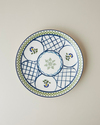 Talavera Vine Porselen Çukur Tabak 21 cm Beyaz - Lacivert