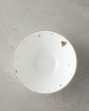 Talisman Bee Bone China Kase 15 cm Siyah-Gold