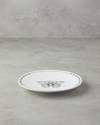 Talisman Butterfly Bone China Pasta Tabağı 21 cm Siyah-Gold