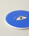 Talisman Eye Seramik Bardak Altlığı 11 cm Lacivert