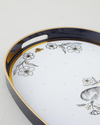 Talisman Heart PP Tepsi 44x30 cm Siyah-Gold