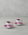 Talisman Magic New Bone China 4 Parça 2 Kişilik Kahve Fincan Takımı 100 ml Beyaz