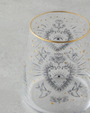 Talisman Magical Cam 2'li Bardak 380 ml Şeffaf-Gold