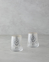 Talisman Magical Cam 2'li Bardak 380 ml Şeffaf-Gold