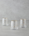 Talisman Star Cam 3'lü Bardak 380 ml Şeffaf-Gold