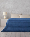 Tassel Dream Supersoft Çift Kişilik Battaniye 200x220 cm Lacivert