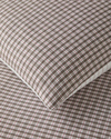 Tattersall İpliği Boyalı Tek Kişilik Nevresim Takımı 160x220 cm Kahverengi