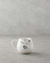 Taurus New Bone China Kupa 325 ml Siyah-Beyaz-Gold